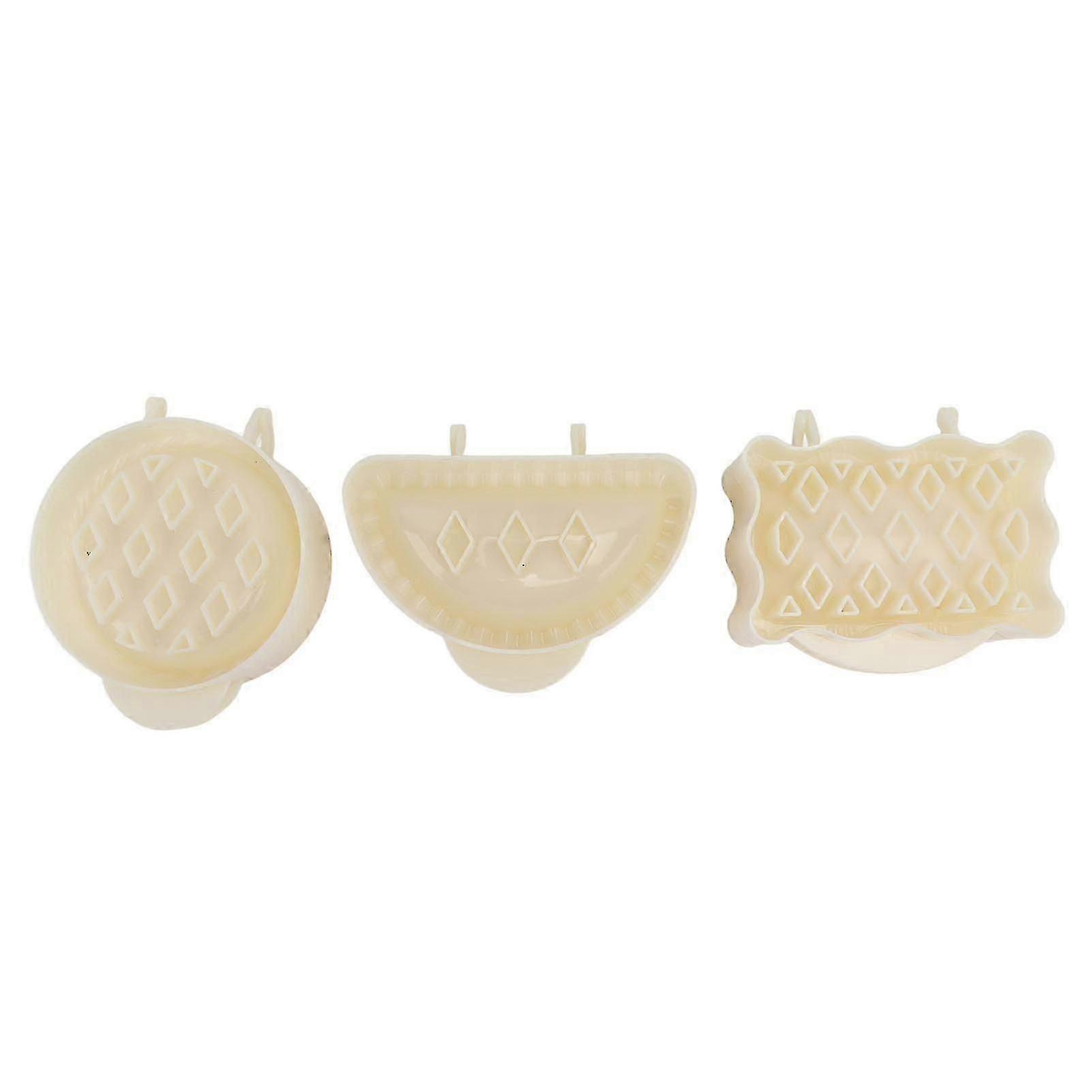 Pie Molds Set Environmentally Friendly Mini Hand Pie Maker compatible Apple Pie Kitchen Christmas(Rectangle,Semicircular,Round)