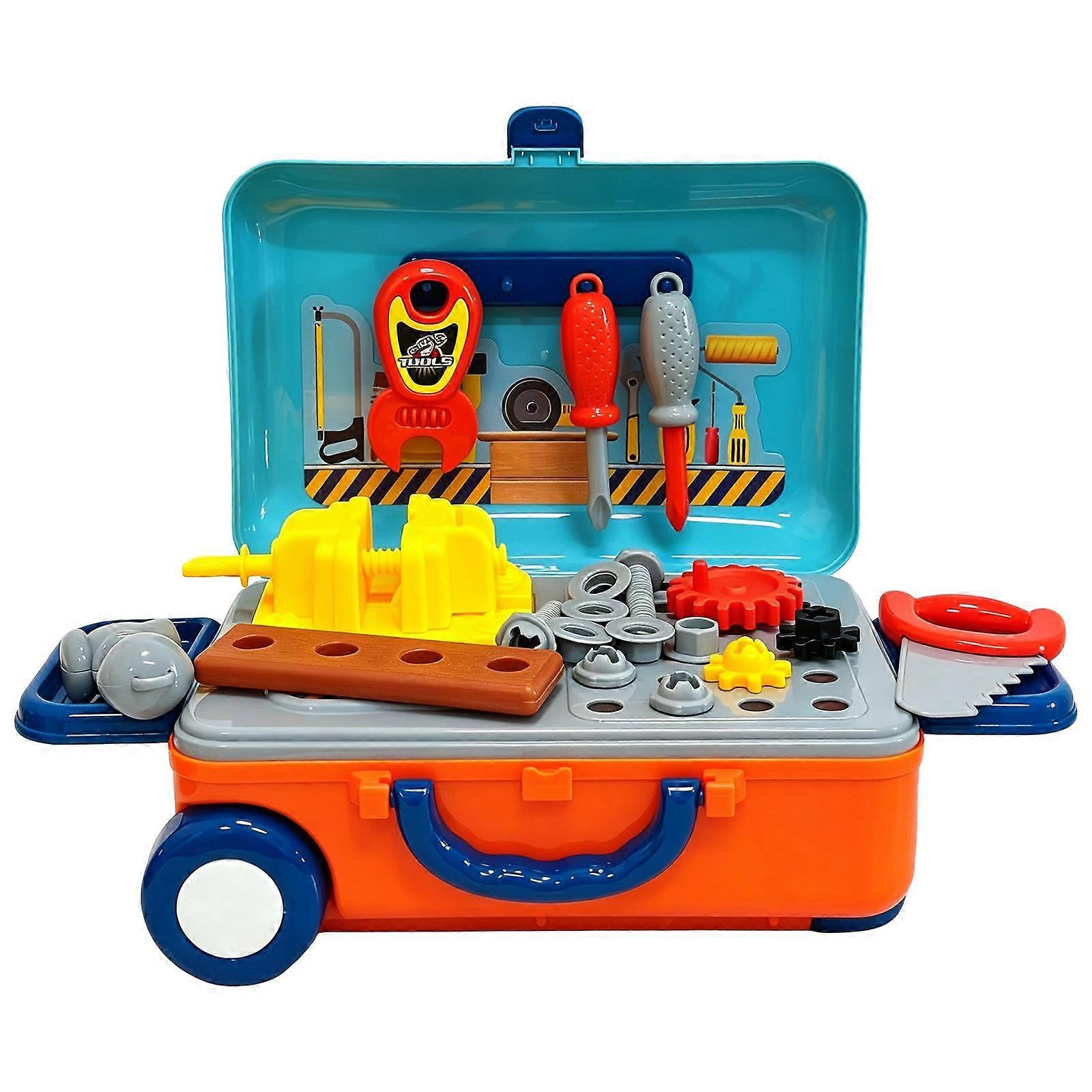 Simulation Plastic Pretend Play Pull Rod Box