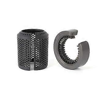 Udskiftning af hårtørrerfilter, kompatibel med Supersonic HD01 HD03 HD08-modeller, reservedele til ydre filter med ren børste C