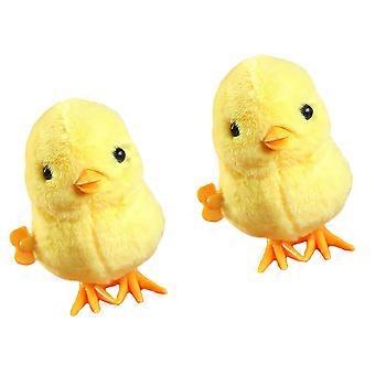 2pcs Simulation Plüschtier Aufziehspielzeug Kinder Aufziehen Spielzeug Kinderspielzeug