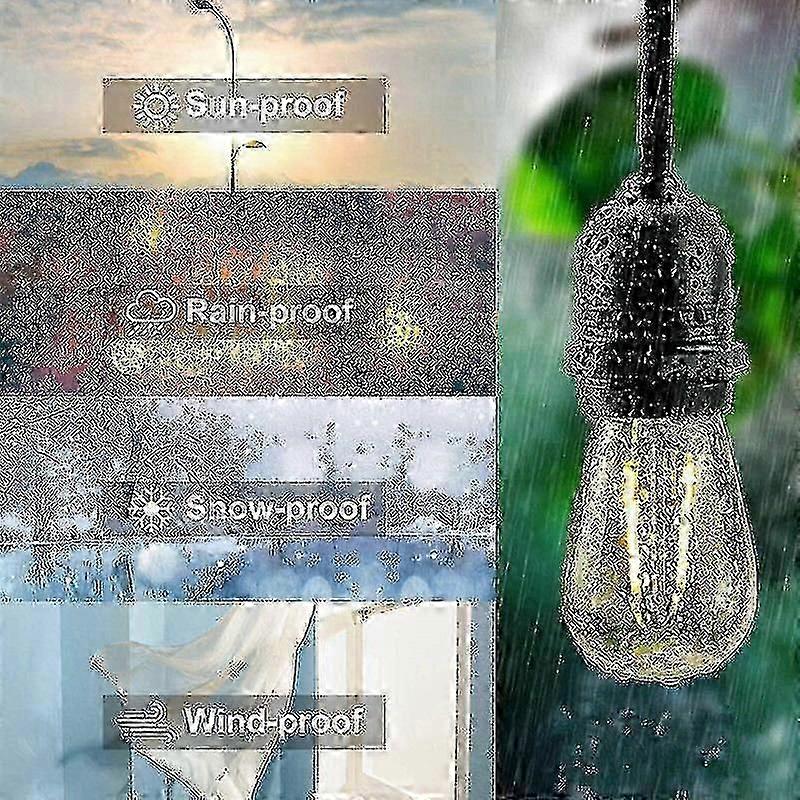 E27 Waterproof Lamp Socket with Hanging Cable Outdoor