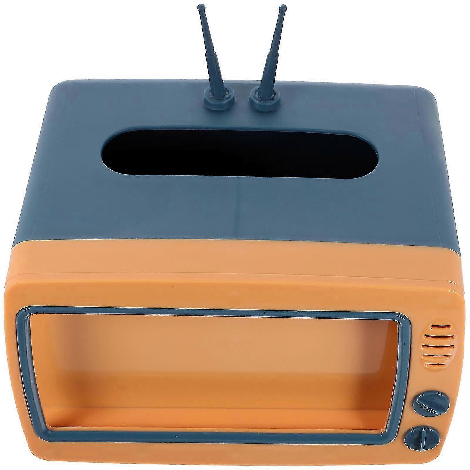 TV Tissue Box Holder for Tissue Storage Multi Functional Napkin Box