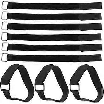 Baseball Catchers Shin Guard Replacement Straps 14.4 Inch Leg Guard Bands with Metal Buckles Durable Comfortable Sports Legbands for Youth Baseball P