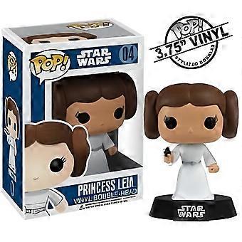 Figurine Funko Pop! - Star Wars - Princesse Leia - 10 cm - Boîte vitrine