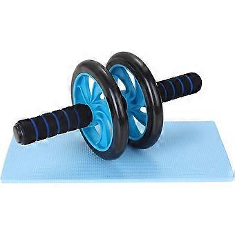 Fitnessgeräte 5 in 1 Bauchrad + Pumpengriff + Springseil + Handzange + Knieteppich Full Kit für Fitnessübungen Bodybuilding