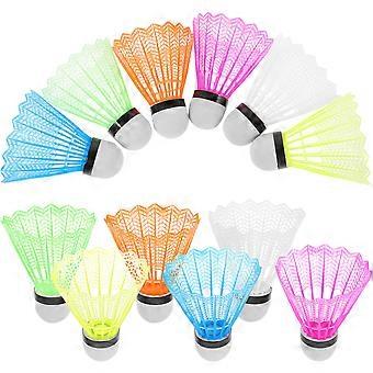 12Pcs Badminton Shuttlecocks Kunststoff Badminton Sport Shuttlecocks Farbige Kleine Shuttlecocks