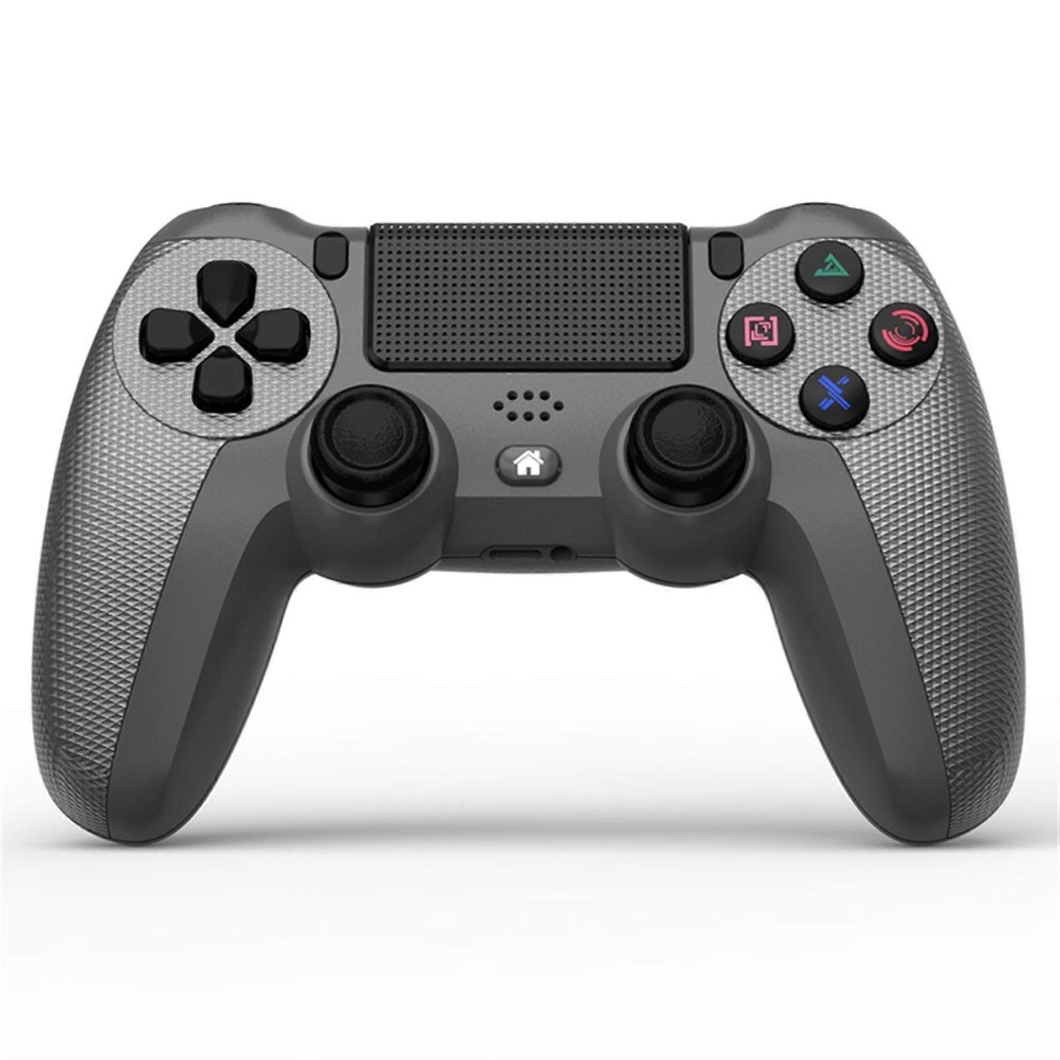 Wireless Gaming Controller for PS4 with Light Bar, 6-Axis Control, and Vibration