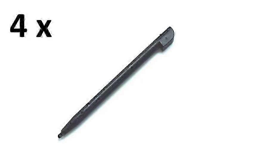 4 x stylus compatible with Nintendo DS/2DS/3DS, black.