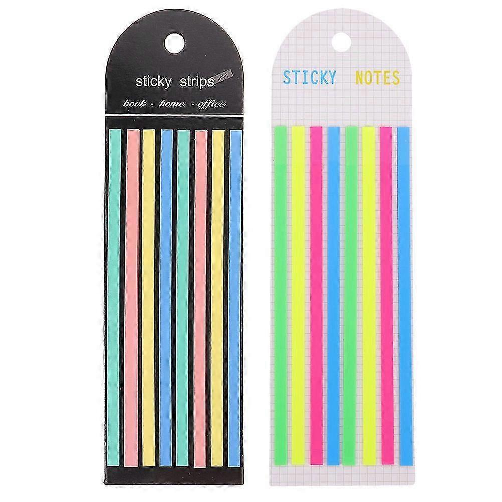 Reading Tabs Rectangular Assorted Color compatible with Reading Studying Writing Beginners Students Readers 2Pcs