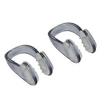 10 piezas Adultos Unisex Natación Pinza para la nariz Protección de la nariz Accesorios de silicona para piscina de buceo (negro)