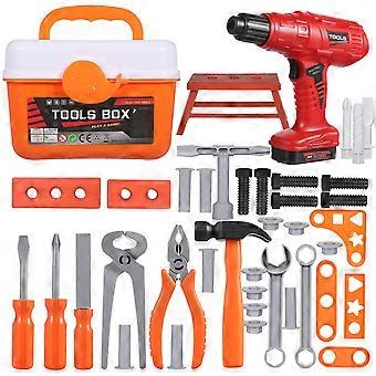 Electric Drill Toy Kids Tool Set for Creative Pretend Play 1Set