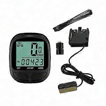 Waterproof Wired Bike Speedometer with LCD Display - Track Speed, Distance, and Ride Time