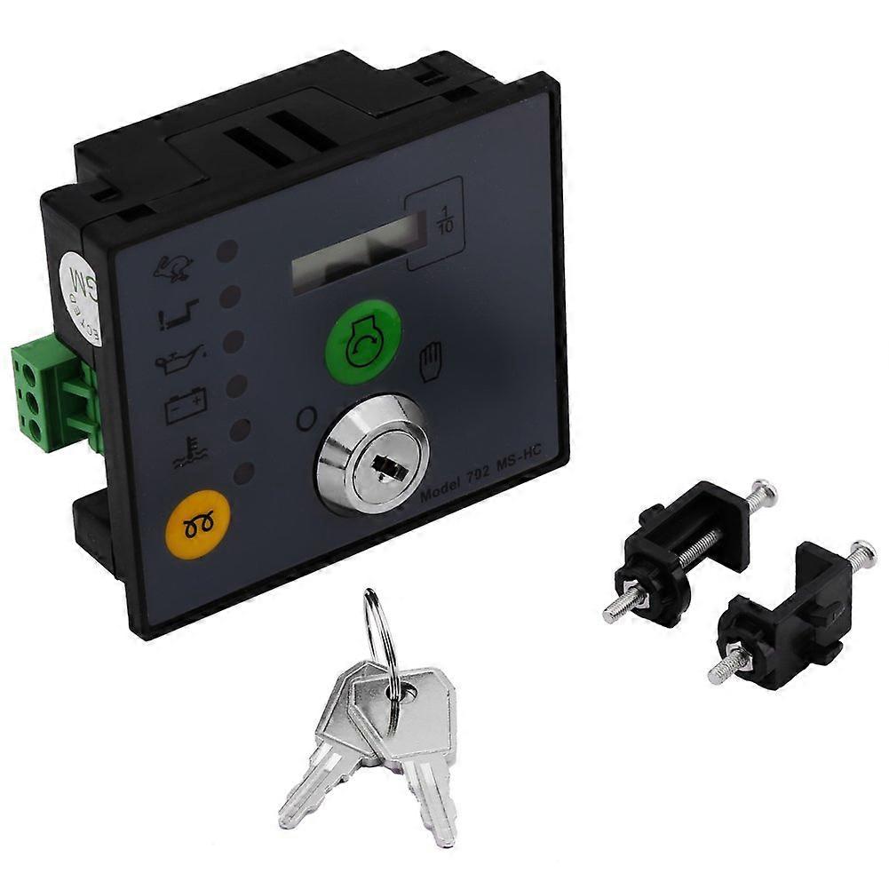 702 MSHC Manual Start Generator Controller Panel with Keys, Secure Keyed Access, Durable Design
