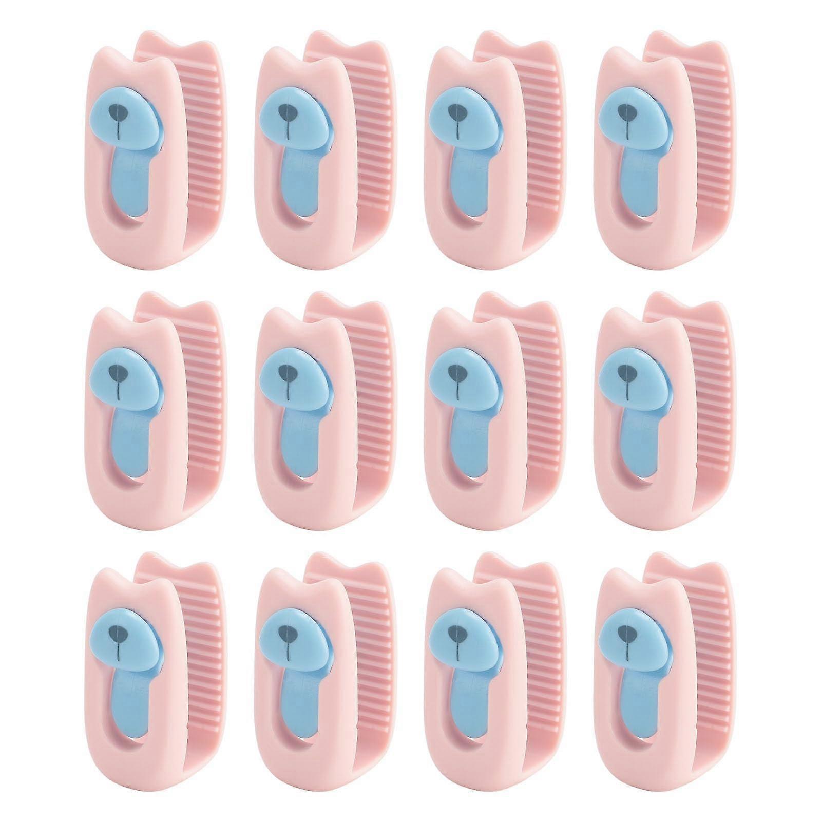 12PCS Plastic Duvet Clips, Adjustable Comforter Fasteners Prevent Shifting for Bedsheets