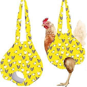 Portable Chicken Carrier with Crossbody Strap, Breathable Poultry Restraint Bag, Easy-Clean Transport for Hens Roosters