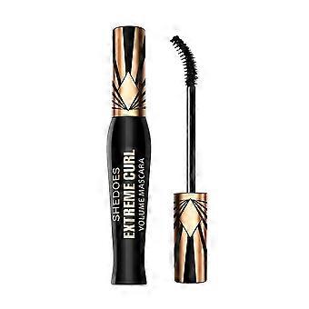 SHEDOES Extreme Curl Volume Mascara with Curved Brush, Black, 10 ml