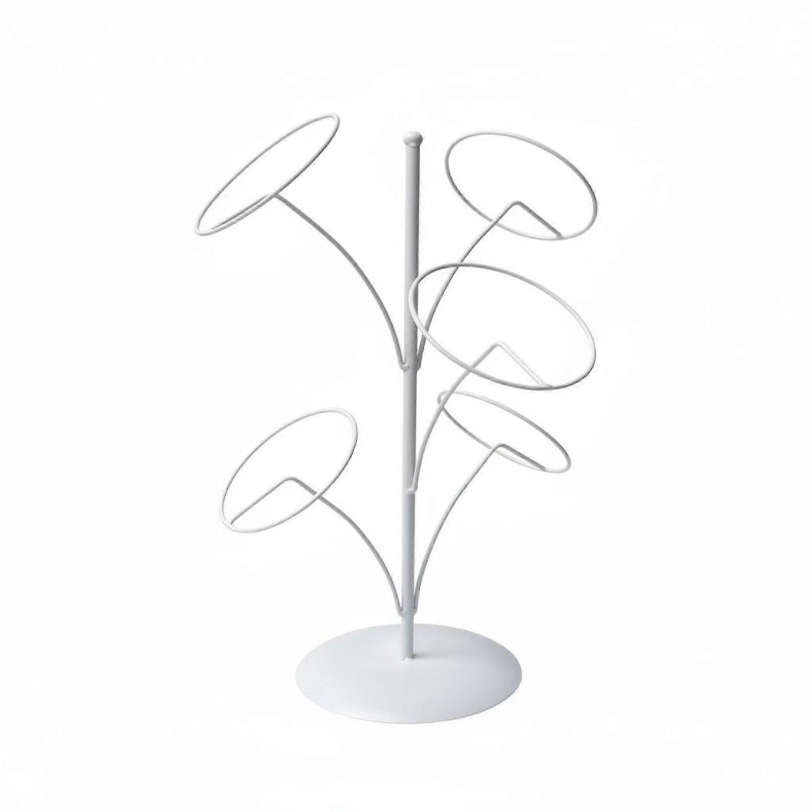 Metal Hat Display Rack Space-Saving Design Freestanding Hat Tree Stable Base