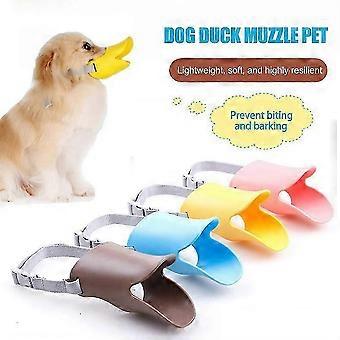 Adjustable Anti Bark Muzzle for Small Dogs Silicone Oxford Cloth Pet Safety Mouth Guard Yellow Pink Red Blue Brown