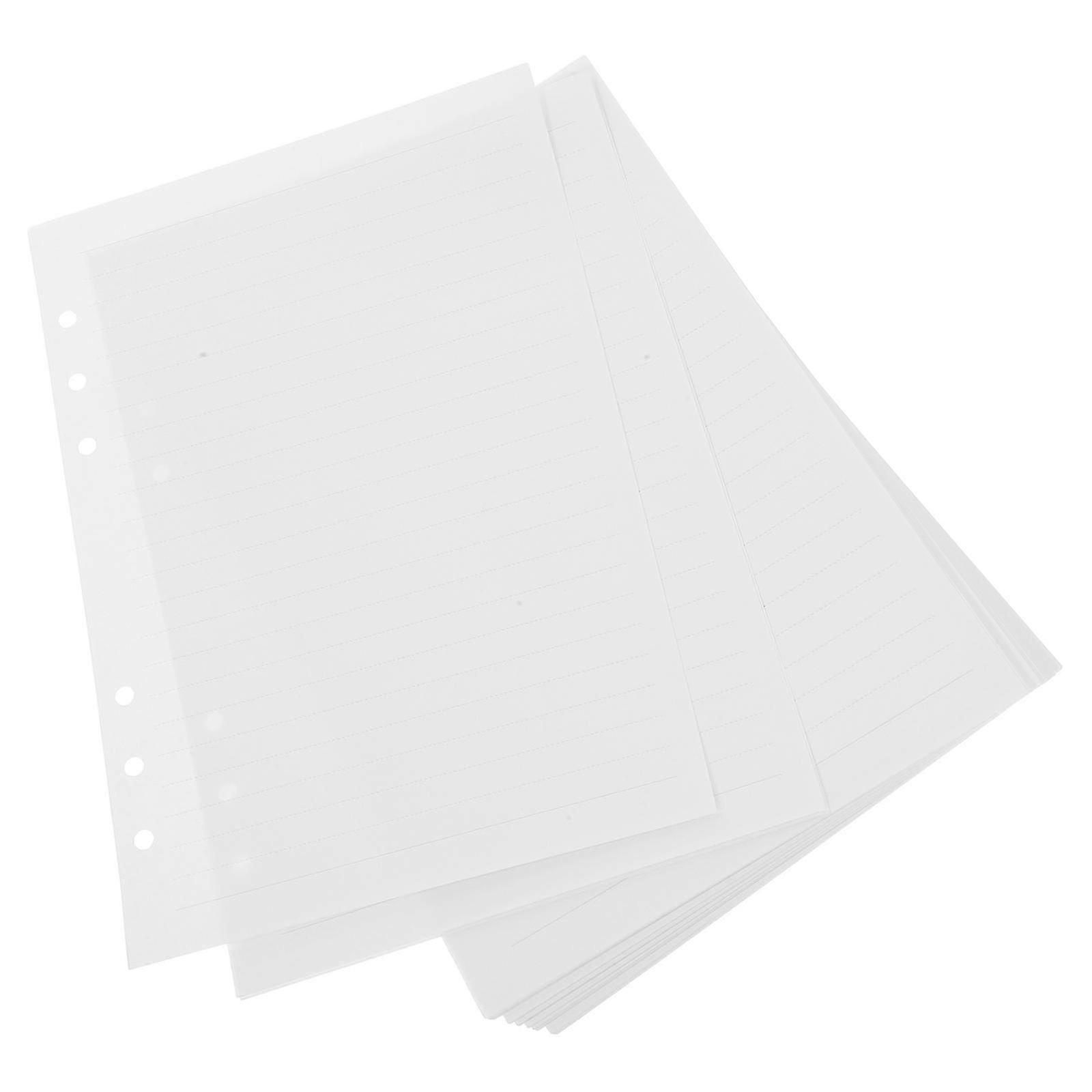 Loose Leaf Paper Planner Inserts compatible Daily Use 400 Sheets White Binder Paper