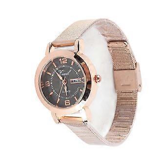 Dam Quartz Klocka Vattentålig Modern Elegant Strass Dag/Datum Klocka Kompatibel med Kontorsarbete Dejting