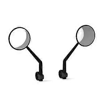 Universal Scooter Rearview Mirror, Scooter Handlebar View Retroreflector 360 Rotation Safety Mirror 1 Pair