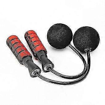 Ropeless Skipping Rope, Red Adjustable Weight Skipping Rope for Fitness Training & Cardio Exercise, Suitable for Boys and Girls