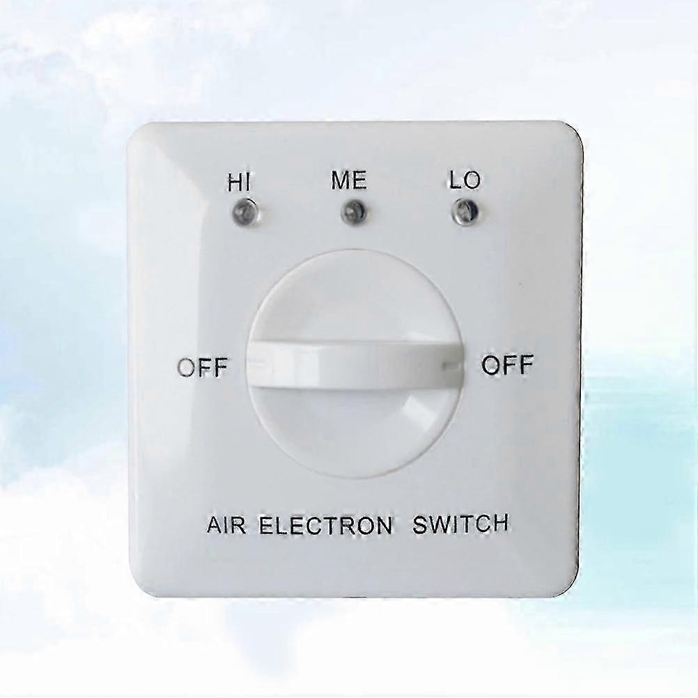 Fan speed control switch for wall mounting