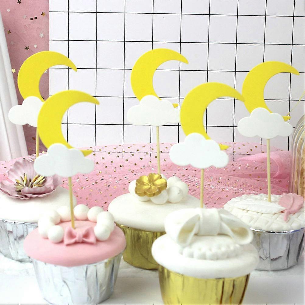 Cake Topper Insert Cards for Decoration 30Pcs Set