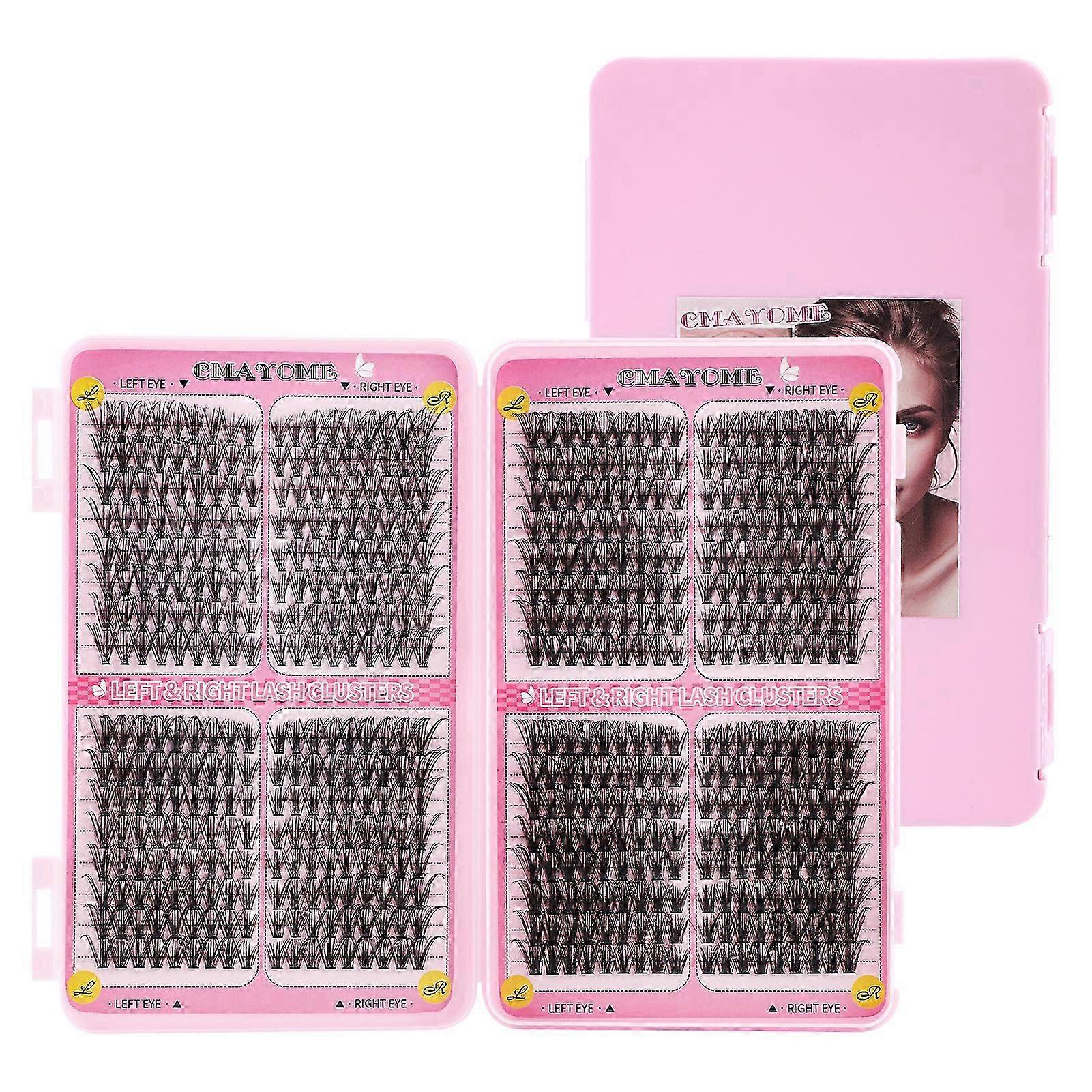 Natural-Looking Fluffy D-Curl Lash Clusters