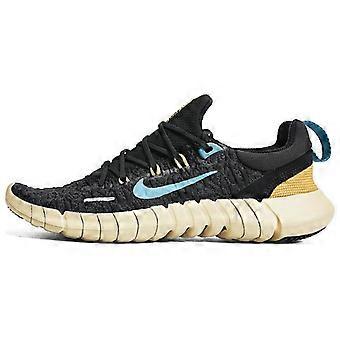 Nike Free Run 5.0 Next Nature Black Anthracite Wheat Gold Noise Aqua Women's CZ1891-008