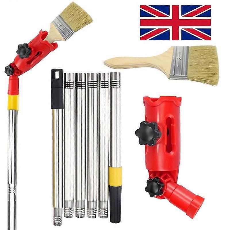 Long Handled Extendable Paint Roller Set, High Reach Ceiling Paint Extension Pole