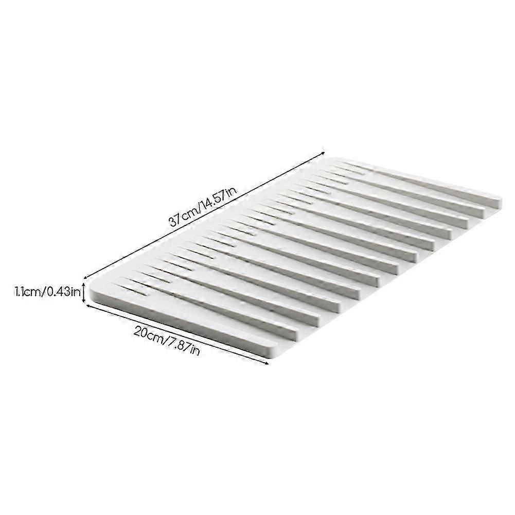 Sloped Drainage Silicone Counter Mat