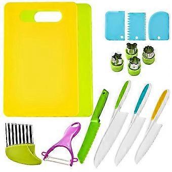 Kids Baking Set 15-Piece Educational Safe