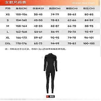3mm Fullsuit Wetsuit Women Long Sleeve Dive Suit Thermal Protection Snorkeling Surfing Swimming