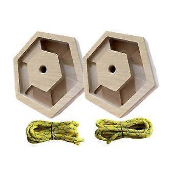 A 2x Climbing Hangboard Rock Climbing Holds Finger Grip Strength Professional