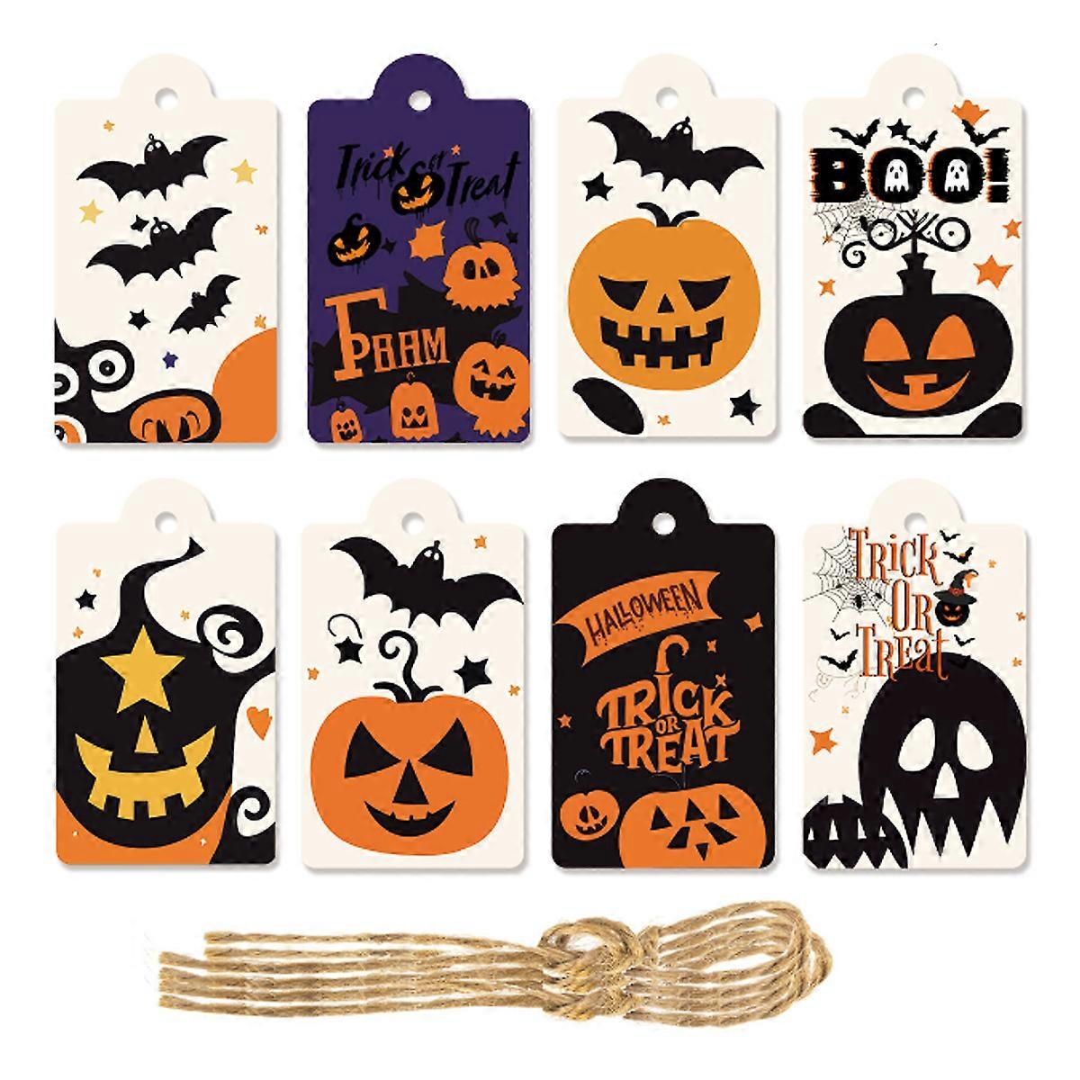 Halloween Theme Tags Durable Decorative