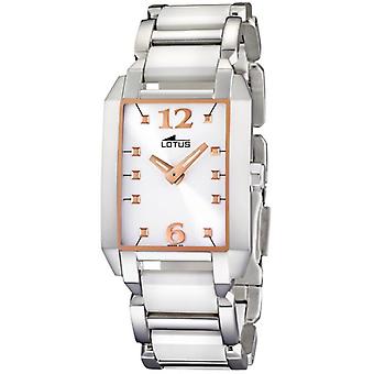 Lotus ceramic Quartz Analog Woman Watch with L15593/2 Ceramic Bracelet
