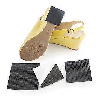 Antislip schoenpads/zoolstickers die geluid verminderen, 5 paar voor dames, zwart