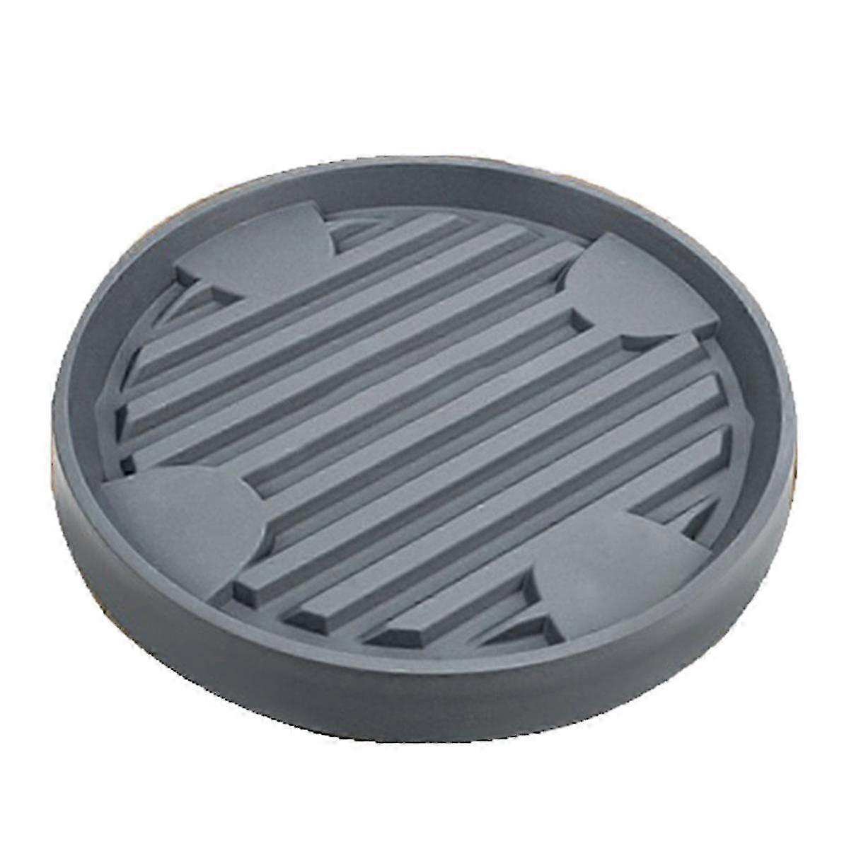 Round movable flowerpot tray with wheel C
