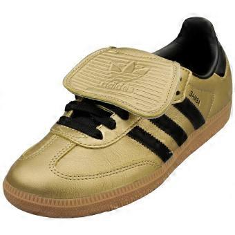 adidas Samba Lt Womens Fashion Trainers in Gold Black
