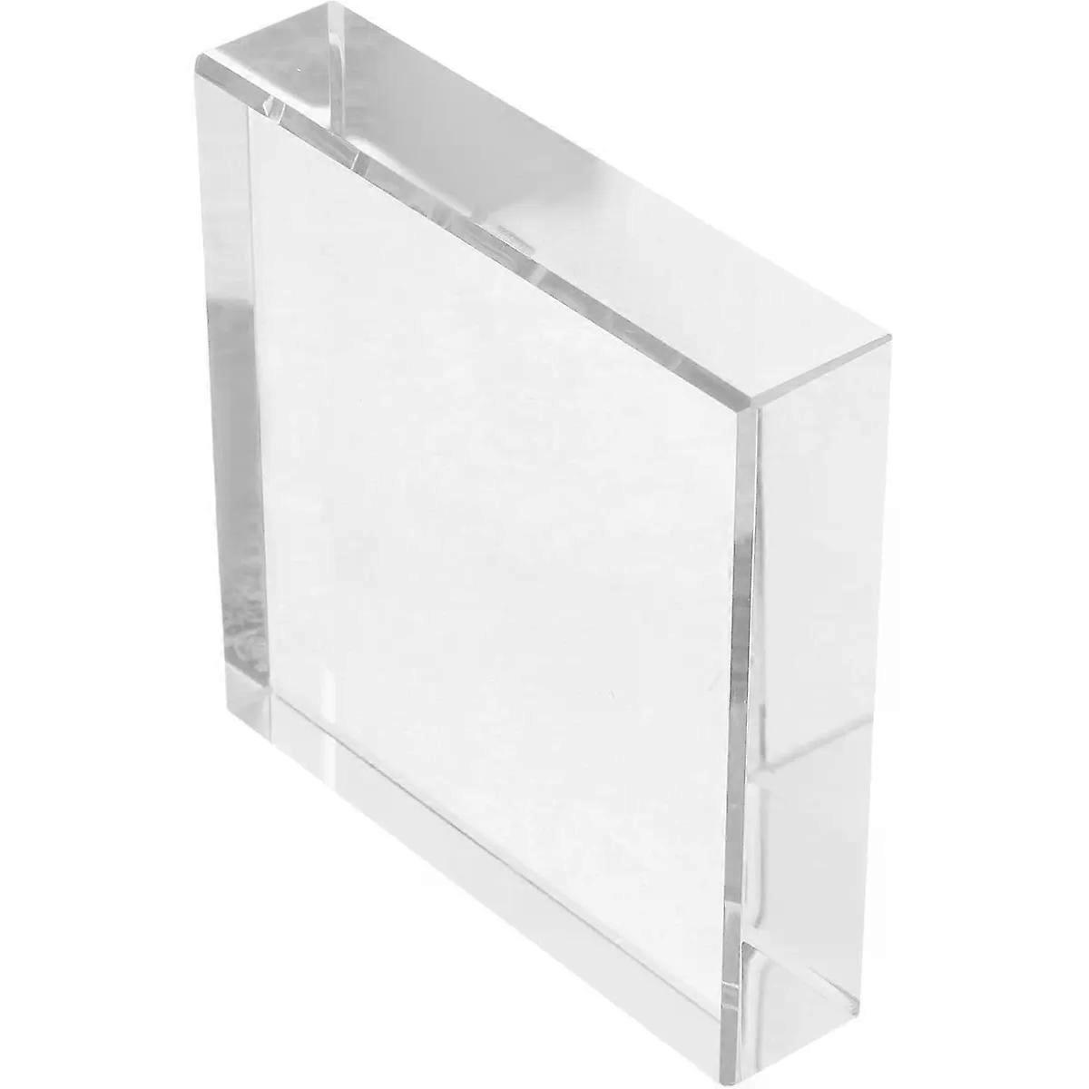 Decorative Desk Accessory Square Crystal