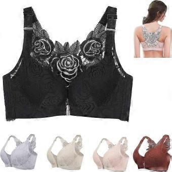 2025 Floral Secrets Comfort Rose BH, Push Up-bh uden bøjler og sømløs løft-bh foran