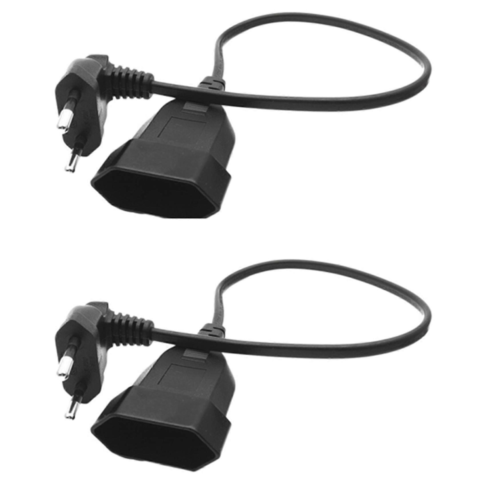 Dual EU 90° Plug Extension Set