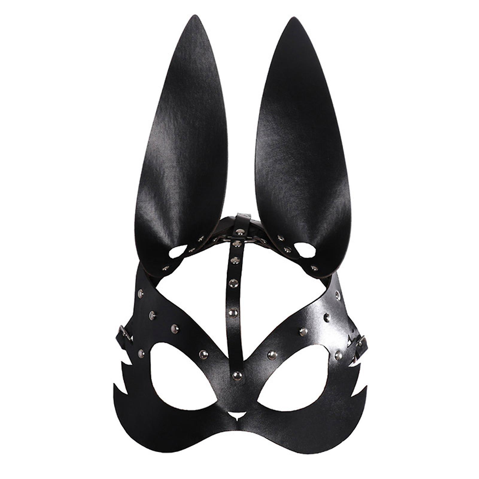 Halloween Bunny Head Mask Lightweight Innovative Party Favor For Easter Party Cosplay Props