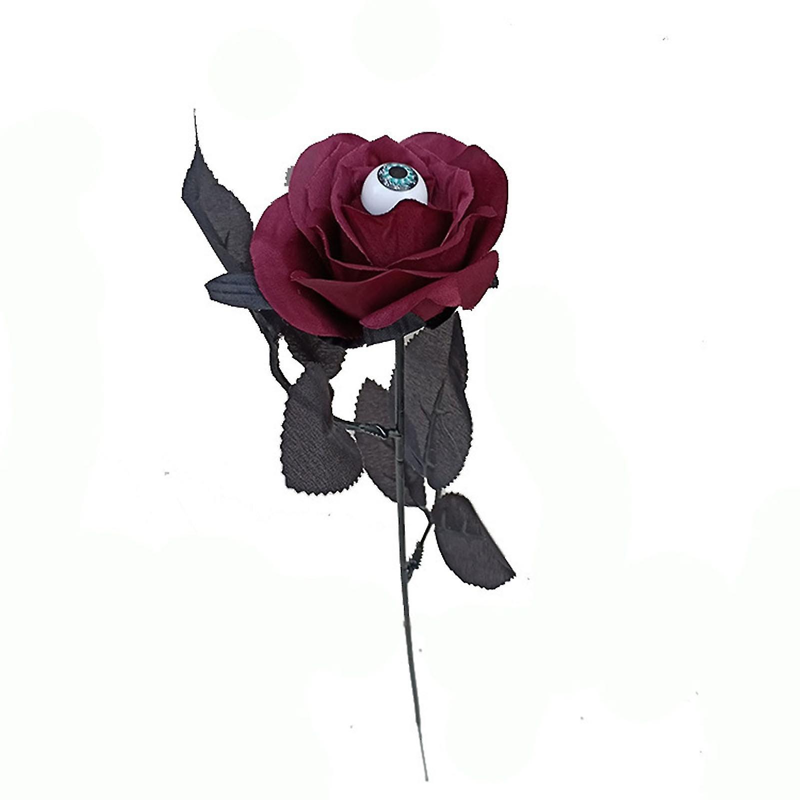 Artificial Bloody Roses With Eyeball Artificial Flowers With Eyeballs Fake Rose Fake Realistic Roses For Flowers Arrangements