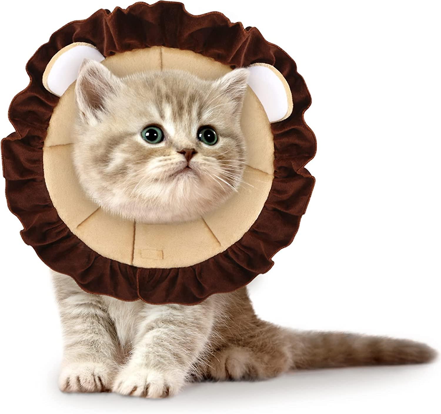 Recovery Collar for Dogs and Cats Pet Cat Cone Cute Funny Soft Cone for Cats Comfortable Dog Neck Cone Lightweight Adjustable Protective Cone for Pupp