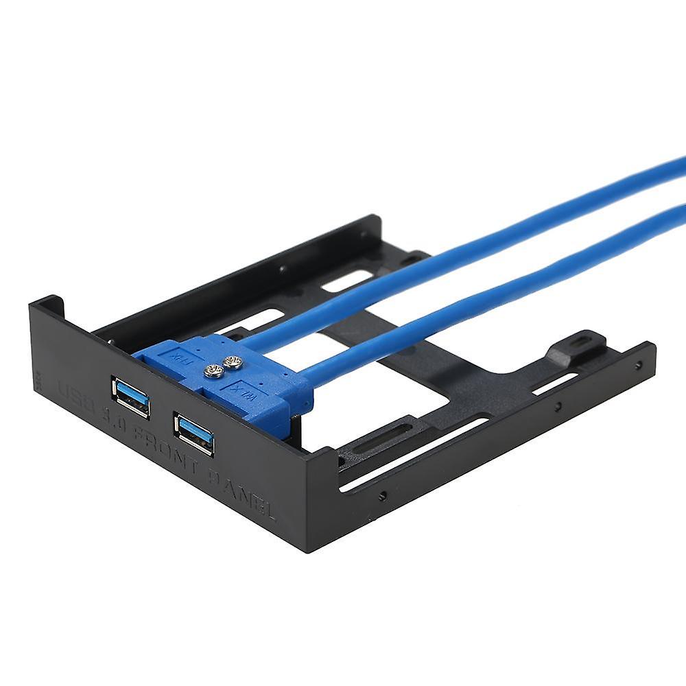 High Quality 2-Port USB 3.0 Front Panel Fits For 2.5 inches open bay space