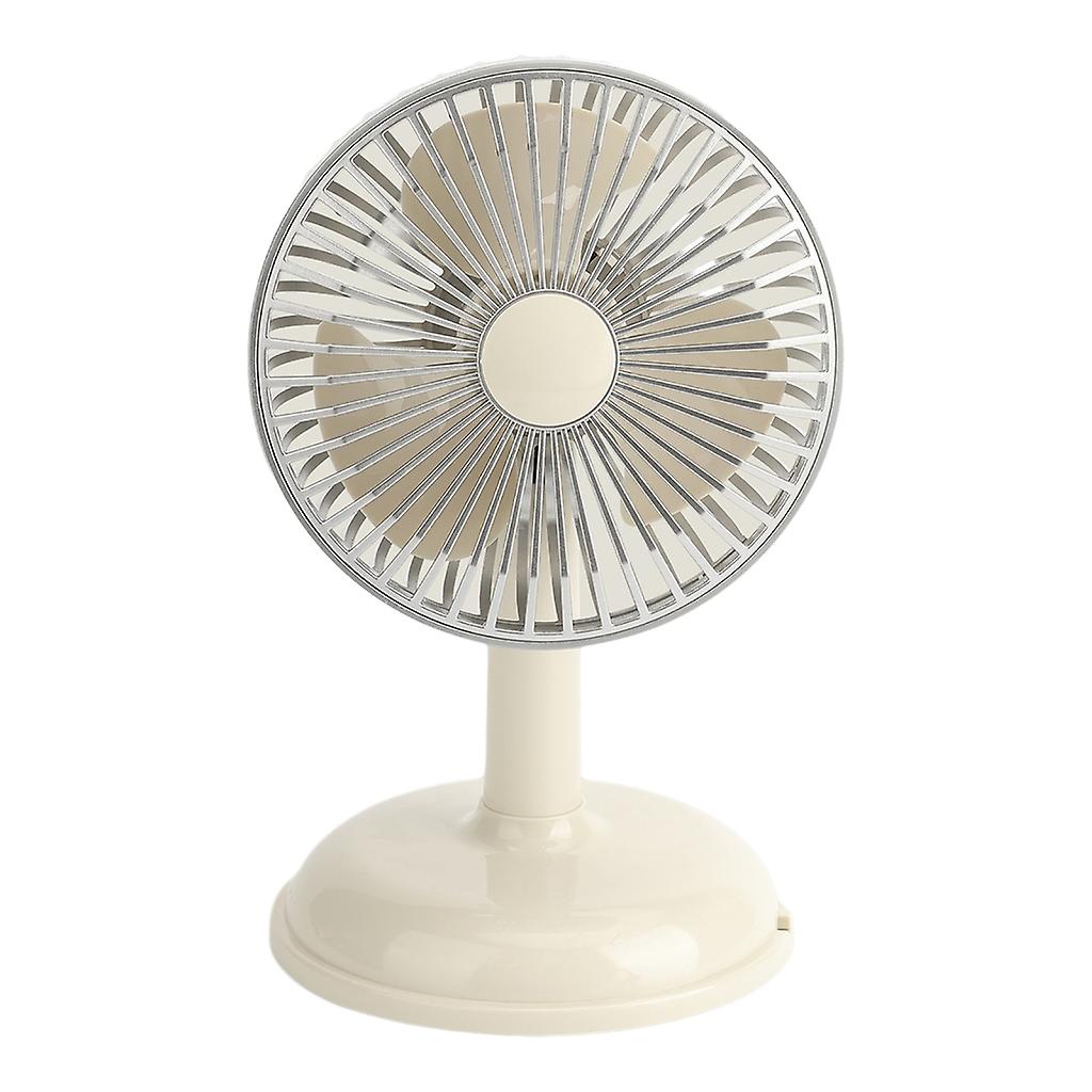 Ventilatore da tavolo USB in stile retrò Ventilatore portatile silenzioso per tavolo da ufficio desktop 2 velocità