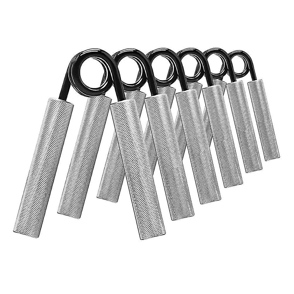 6 قطع 100 رطل - 350 رطل قبضة اليد مقوي اللياقة البدنية مجموعة قبضة اليد ، الكربون الصلب لا زلة الثقيلة غرام