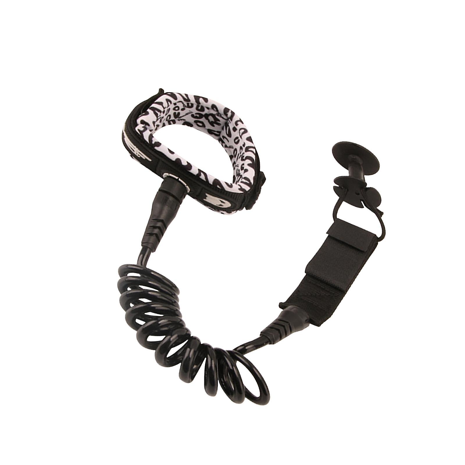 Surfboard Leash Elastic Rope for Longboard Surfboard Accessories black